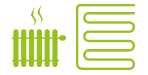Kombinierte Heizsysteme Icon